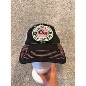 Eskimo Joe's Hat Unisex OSFM Black Teal Stillwater OK Souvenir Baseball Cap